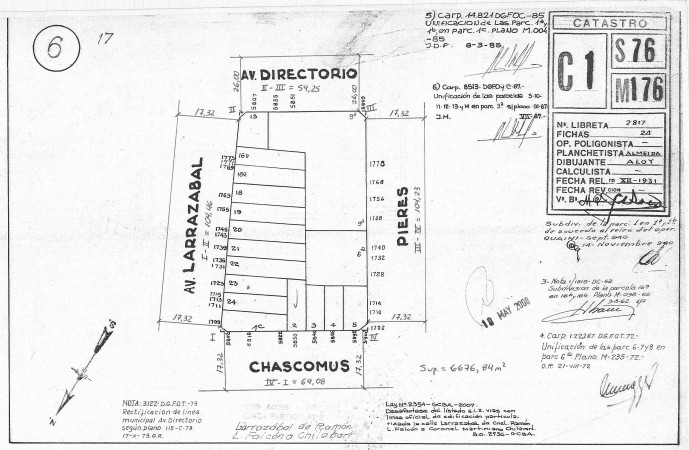 Venta Lote 8,66 x 30 USAM para edificar 1360 m2 o galpón - Mataderos